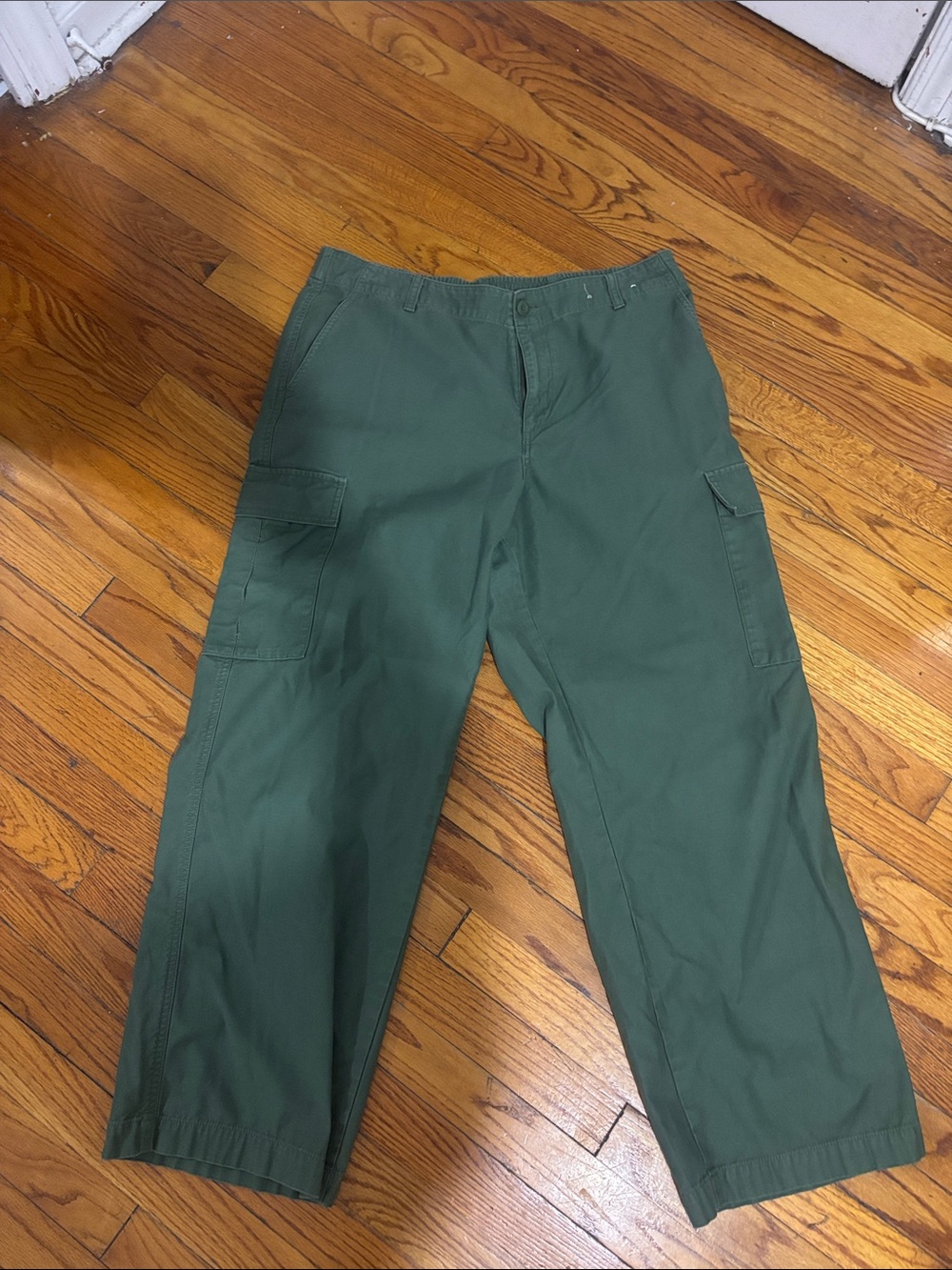 Uniqlo Cargo High Waist Wide Pants